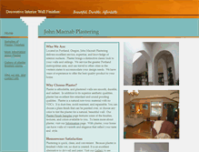 Tablet Screenshot of johnmacnabplastering.com